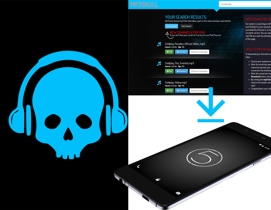 mp3 skull