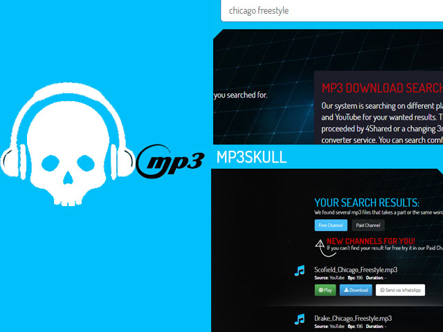 free mp3 skull download sites