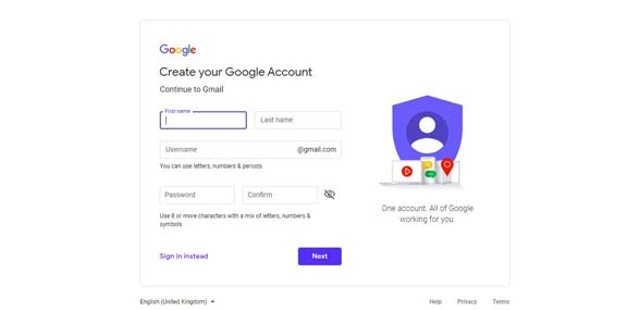 How to Open a New Gmail Account