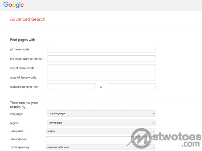 Google Advanced Search - How to Search on Google | Google Images Advanced Search