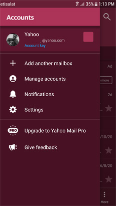 To Sign Out Yahoo Mail on Mobile