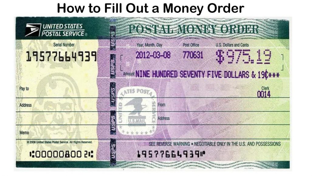 How to Fill Out a Money Order - Step-by-Step 
